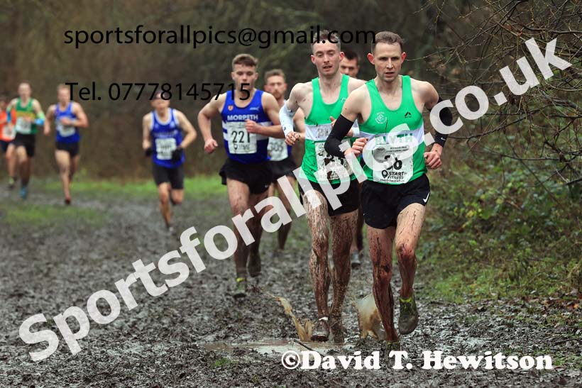 Senior mens 2023 North Eastern Cross Country Champs., Temple Park, South Shields. Photo: David T. Hewitson/Sports for All Pics